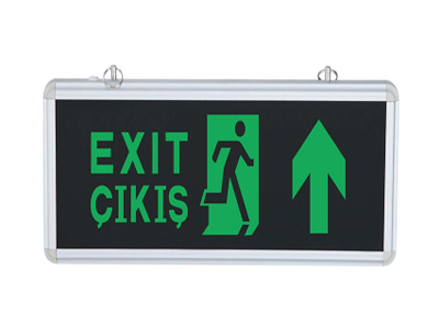 Exit Yukarı Koşan Adam Levha