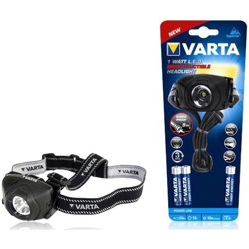 Varta 17731 1W Led Indestructible Kafa Feneri 3Aaa Cree Xp-C Led