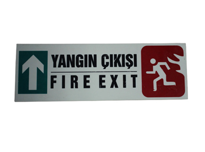 Yangın Çıkış Yukarı